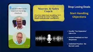 AI Objection Handling Coach Demo - Handle Tough Pushback | Marcus (Medium)
