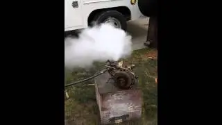 Steam powered 4 cycle engine