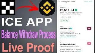 Ice App Balance Withdraw Process Live Proof In Telugu