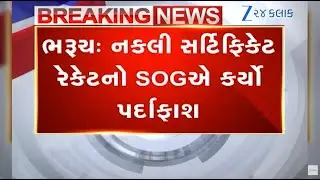 Fake certificate, stamps manufacturing racket busted in Bharuch: One arrested by SOG from Delhi