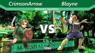 Marshall Smashers 8/26/21 | CrimsonArrow (Young Link) vs. Blayne (Captain Falcon) | Winners Quarters