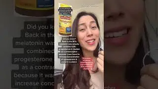 #learnontiktok #tiktokpartner #melatonin #birthcontrol #interaction