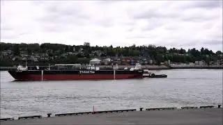 Vancouver harbour, traffic, 2021