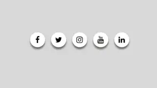 Social Media Button Hover Effect - Using HTML & CSS | Codexbaba