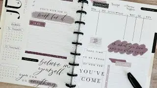 Happy Planner Classic Monthly Layout | Goal Setting & Tracking | Plan with Me | June 2023 | HP Goals