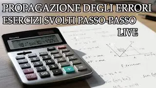 Errori di Misura e Propagazione: Esercizi Svolti di Fisica (Live) - Lez 7