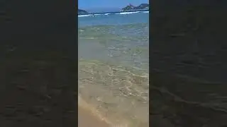 Barra da tijuca beach, Rio de Janeiro Brazil crystal clear green water.#travel #Brazil
