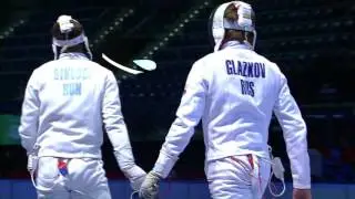FE M E Team Leipzig GER World Championships 2017 3rd podium HUNGARY HUN vs RUSSIA RUS