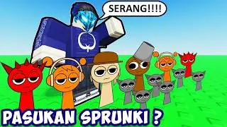 AKU BUAT PASUKAN SPRUNKI DI ROBLOX ? | Roblox Sprunki Tower Defense Indonesia