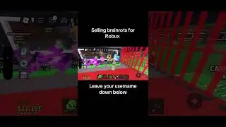 Selling Brainrots For Robux #gaming #roblox