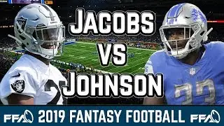 Kerryon Johnson vs Josh Jacobs | 2019 Fantasy Football Advice