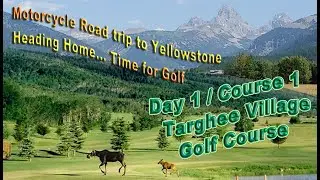There's always time for Golf. Even when on a motorcycle vacation.