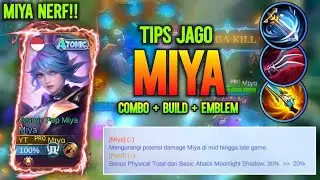 Combo lengkap Dengan Build Dan Emblem Miya Paling Terbaru - Build Miya Tersakit 2025 ~ Mobile Legend