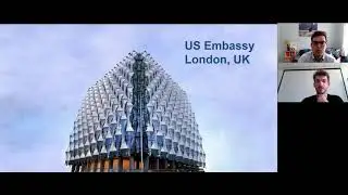 ETFE used for the fa&ccedil;ade of the US Embassy in London