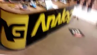 Testing new scooter at subvert skatepark
