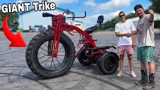 Surprising C-Boys with Giant Trike