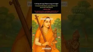 Meera Bai: The Queen Who Chose Bhakti🔶 #meerabai #meerabhajans #krishnabhakti #shorts #krishnaprem