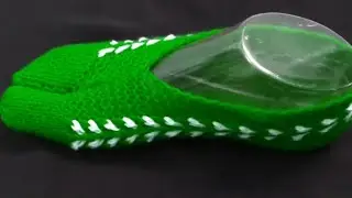 The most unique and new way of making thumb socks/ladies socks/hand made knitting thumb socks