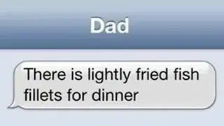 There is lightly fried fish fillets for dinner