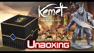 Kemet Rise of the Gods Kickstarter Campaign with Solo Mode Unboxing