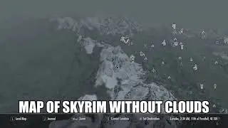 Map of Skyrim Cloudless - The Elderscrolls V: Skyrim