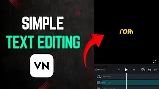 How to Edit Text in VN Video Editor | Easy Beginner Tutorial 2025