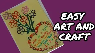 Easy art and craft||Fine motor skills activities||Block Printing.
