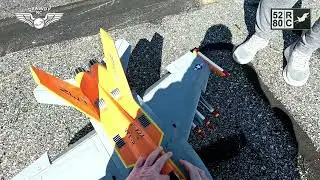 Первый полет истребителя F-18 FMS (первый в 2026 году)