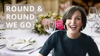 How to set a round table?