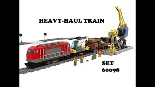 Lego 60098 HEAVY-HAUL TRAIN Speed Build LDD by PLegoBB