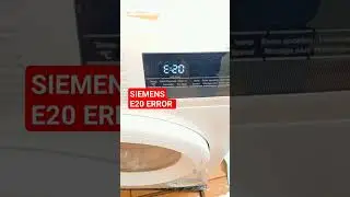 Siemens washer E_20 error repair in Lavington