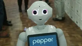 Знакомьтесь с Пеппером из Aldebaran и SoftBank Robotics | NRF 2016