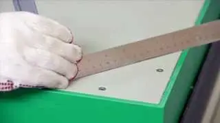 Einbau der alkus Vollkunststoffplatte