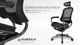 Eureka Ergonomic&reg; High-Back Mesh Office Chair - 30 Day Risk Free Guarantee Plus Free Shipping