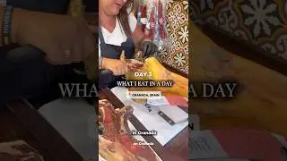 DAY 3 of WHAT I EAT IN A DAY in Granada, Spain 🇪🇸 📌
