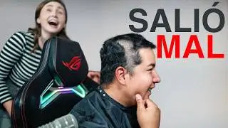 Mi novia me corto el cabello en casa