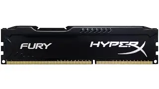 Hyper X Fury Black 4GB 1600MHz DDR3 Gaming RAM Unboxing & Review