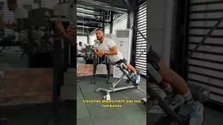 Arr&ecirc;te de travailler tes lombaire comme &ccedil;a ❌ #dos #musculation #salledesport #pertedepoids