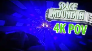 Space Mountain On Ride 4K POV