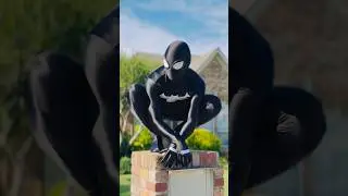 Spider-Man Symbiote Black Suit (Herostime) #comics #marvel #venom #cosplay #spiderman #film
