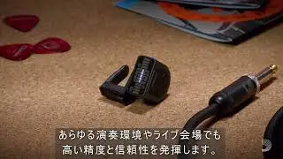 D'Addario PW-CT-12RC  Micro Headstock Tuner （USB充電式）
