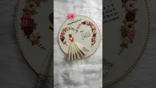 Beautiful Birthday Embroidery Hoop ❤️ Gossamer #embroidery #gift #beautiful #giftideas #art #diy