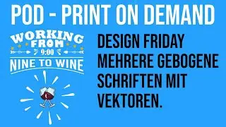 Text / Vektor Design erstellen - Design Friday | Affinity Designer Tutorials