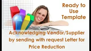 Acknowledgement Series | Request Letter to Vendor for Price Reduction
