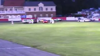 Jeff Garrison spins Bryant Robertson at Bowman Gray 7-13-13