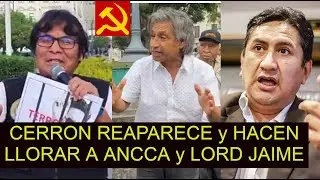 BRAVO! VALIENTE PERUANO HIJO DE CAMPESINO HACE LLORAR A ANCCA y JAIME EN PLAZA SAN MARTIN CON CERRON