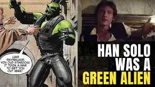 Han Solo Was Originally A Big, Green Alien? Star Wars #Shorts