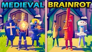 MEDIEVAL TEAM vs ITALIAN BRAINROT - Totally Accurate Battle Simulator | TABS
