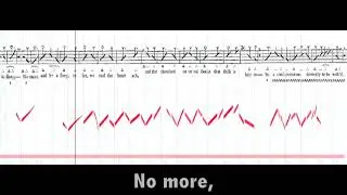 Joshua Steele's notated version of 'To be, or not to be' from Hamlet by William Shakespeare