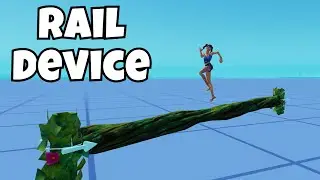 How to use the NEW Grind Rail Device in Fortnite Creative?